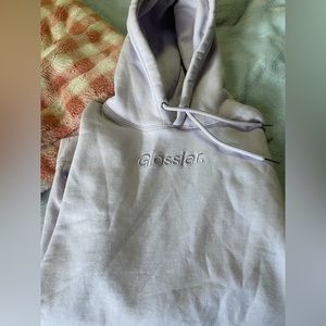 Glossier limited edition lavender hoodie medium never worn SOLD OUT